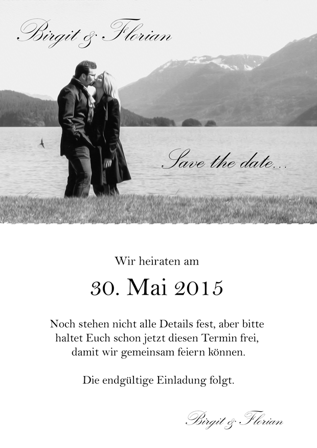 Birgit und Florian | Save The Date